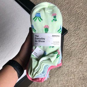 10-Pack Everysay No Show Socks